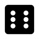 Dice 6 SVG Icon